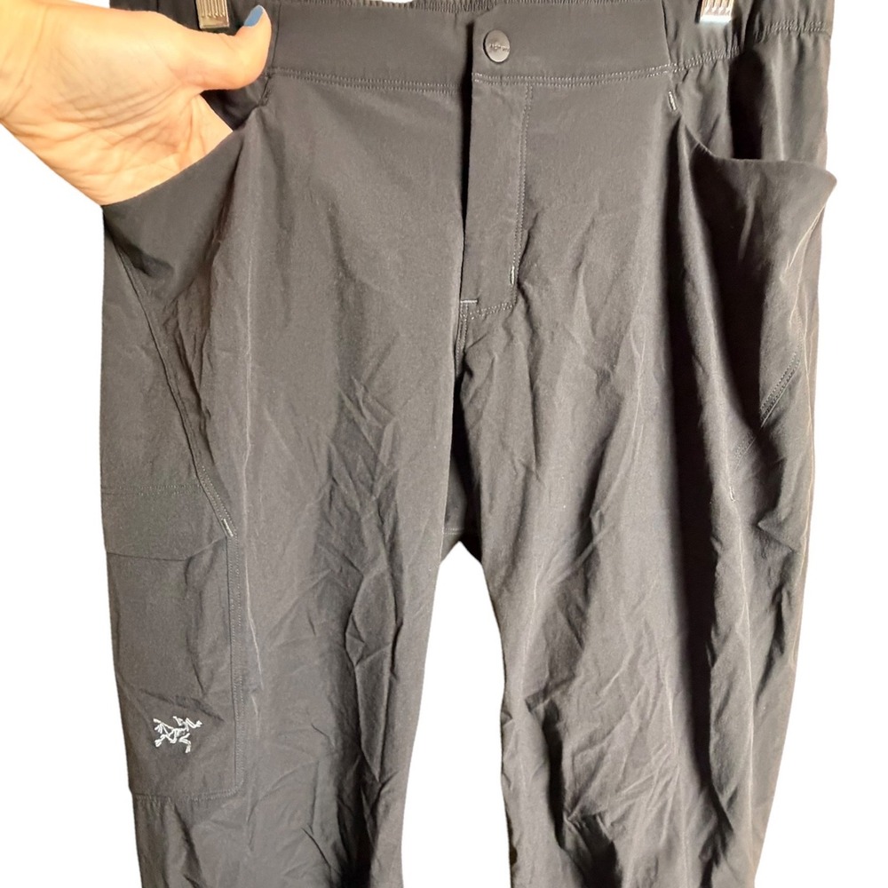 Arc’teryx Alroy Hiking Pants Women’s 8 Black Stretch Trail - Picture 6 of 16